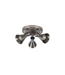 Pixar 3 Light Cluster Spotlight Satin Chrome-1