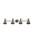 Pixar 4 Light Spotlight Bar Antique Brass-1