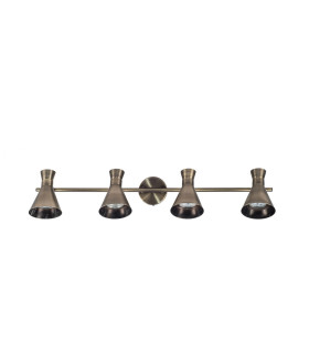 Pixar 4 Light Spotlight Bar Antique Brass-1