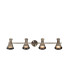 Pixar 4 Light Spotlight Bar Antique Brass-2