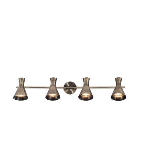 Pixar 4 Light Spotlight Bar Antique Brass-2