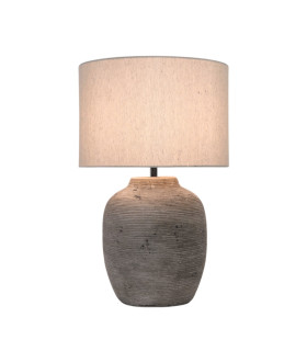 Remy Large Grey Table Lamp Stone
