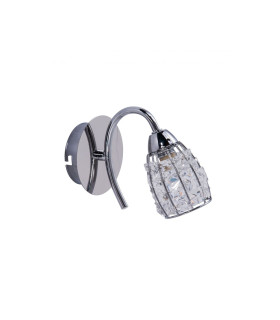 Roma Wall Light with Crystal Shade Polished Chrome-1