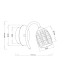 Roma Wall Light with Crystal Shade Polished Chrome-4
