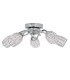 Roma 5 Semi Flush Ceiling Light with Crystal Shade Polished Chrome-1