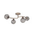 Ronda 4 Light with Mesh Ball Shade Antique Brass-1