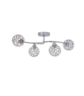 Ronda 4 Light with Mesh Ball Shade Polished Chrome-1