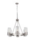 Rossa 6 Light Pendant Ceiling Light Satin Chrome-1