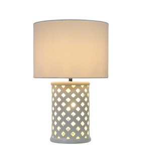 Samson Two Light Table Lamp Ceramic