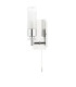 Saturn Bathroom Wall Light Polished Pull Cord Chrome IP44-1