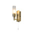 Saturn Bathroom Wall Light Satin Brass IP44