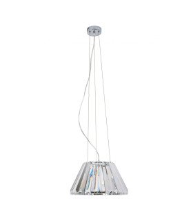 Senza Crystal Pendant Ceiling Light Polished Chrome-1