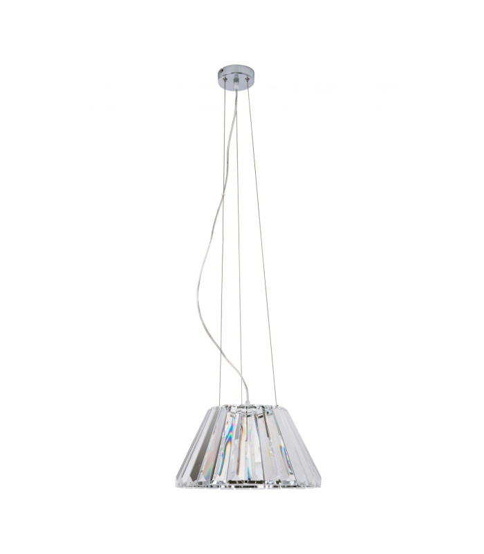 Senza Crystal Pendant Ceiling Light Polished Chrome-1