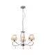 Senza 3 Light Pendant Ceiling Light with Crystal Shades Polished Chrome-2