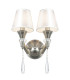 Sophia Crystal Wall Light Satin Chrome-1