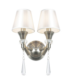 Sophia Crystal Wall Light Satin Chrome-1