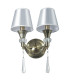 Sophia Crystal Wall Light Antique Brass-2