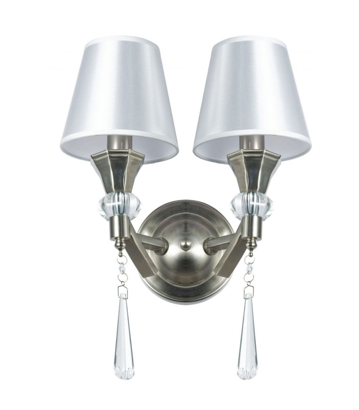 Sophia Crystal Wall Light Satin Chrome-2