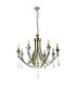 Sophia 8 Light Crystal Pendant Ceiling Light Antique Brass-3