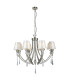 Sophia 8 Light Crystal Pendant Ceiling Light Satin Chrome-1