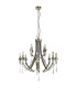Sophia 12 Light Crystal Pendant Ceiling Light Antique Brass-2