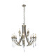 Sophia 12 Light Crystal Pendant Ceiling Light Antique Brass-4