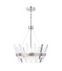 Strata 3 Light Crystal Pendant Ceiling Light Satin Chrome-1