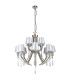 Sophia 12 Light Crystal Pendant Ceiling Light Satin Chrome-2