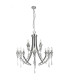 Sophia 12 Light Crystal Pendant Ceiling Light Satin Chrome-3