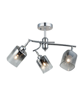 Taylor 3 Light Semi Flush Light Polished Chrome-1