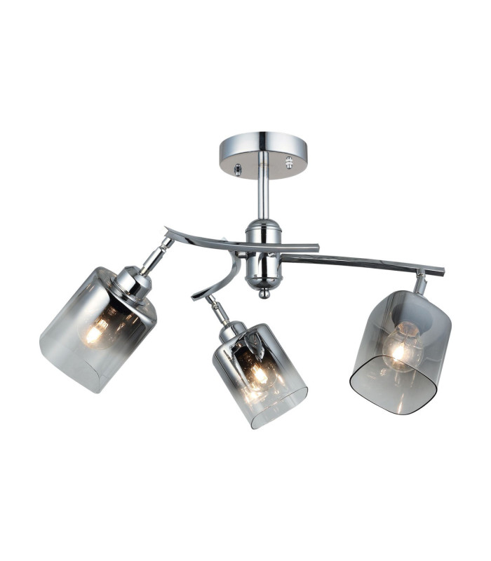 Taylor 3 Light Semi Flush Light Polished Chrome-1