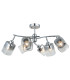 Taylor 6 Light Semi Flush Light Polished Chrome-1