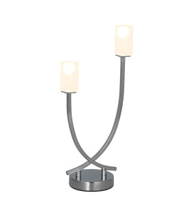 Topaz Table Lamp Square Glass Shade Polished Chrome-1