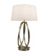 Trinity Table Lamp with Shade Antique Brass