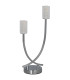 Topaz Table Lamp Square Glass Shade Polished Chrome-3