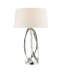 Trinity Table Lamp with Shade Polished Chrome-1