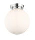 Vanity Flush Globe Ceiling Light Polished Chrome IP44-1