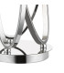 Trinity Table Lamp with Shade Polished Chrome-2