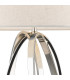 Trinity Table Lamp with Shade Polished Chrome-3