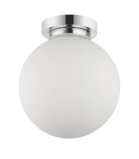 Vanity Flush Globe Ceiling Light Polished Chrome IP44-2