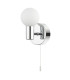 Vanity Bathroom Wall Light Pull Cord Polished Chrome IP44-2