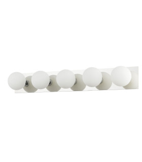 Vanity 5 Light Wall Light Polished Chrome IP44-2