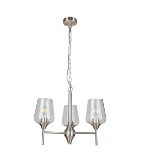 Vino 3 Light Pendant Ceiling Light Satin Chrome-1