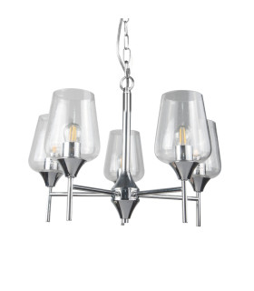 Vino 5 Light Pendant Ceiling Light Polished Chrome-1