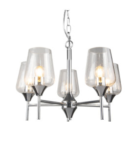Vino 5 Light Pendant Ceiling Light Polished Chrome-2