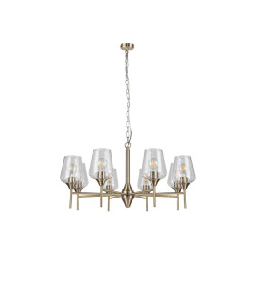 Vino 8 Light Pendant Ceiling Light Antique Brass-1