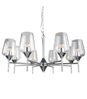 Vino 8 Light Pendant Ceiling Light Polished Chrome-1
