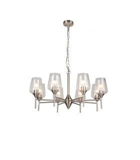 Vino 8 Light Pendant Ceiling Light Satin Chrome-2