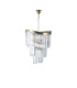 Waverly 6 Light Crystal Pendant Ceiling Light Satin Brass-1