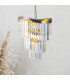 Waverly 6 Light Crystal Pendant Ceiling Light Satin Brass-2